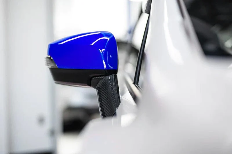OLM OE Style Mirror Cover w/ Turn Signal Cutout Pure Red 2015-2021 WRX / STI / 2015-2017 Crosstrek - Image 4