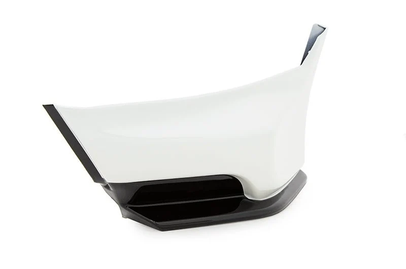 OLM Paint Matched Gloss Black Rear Bumper Lip Satin White Pearl 2013-2021 BRZ / FRS / GT86 - Image 2
