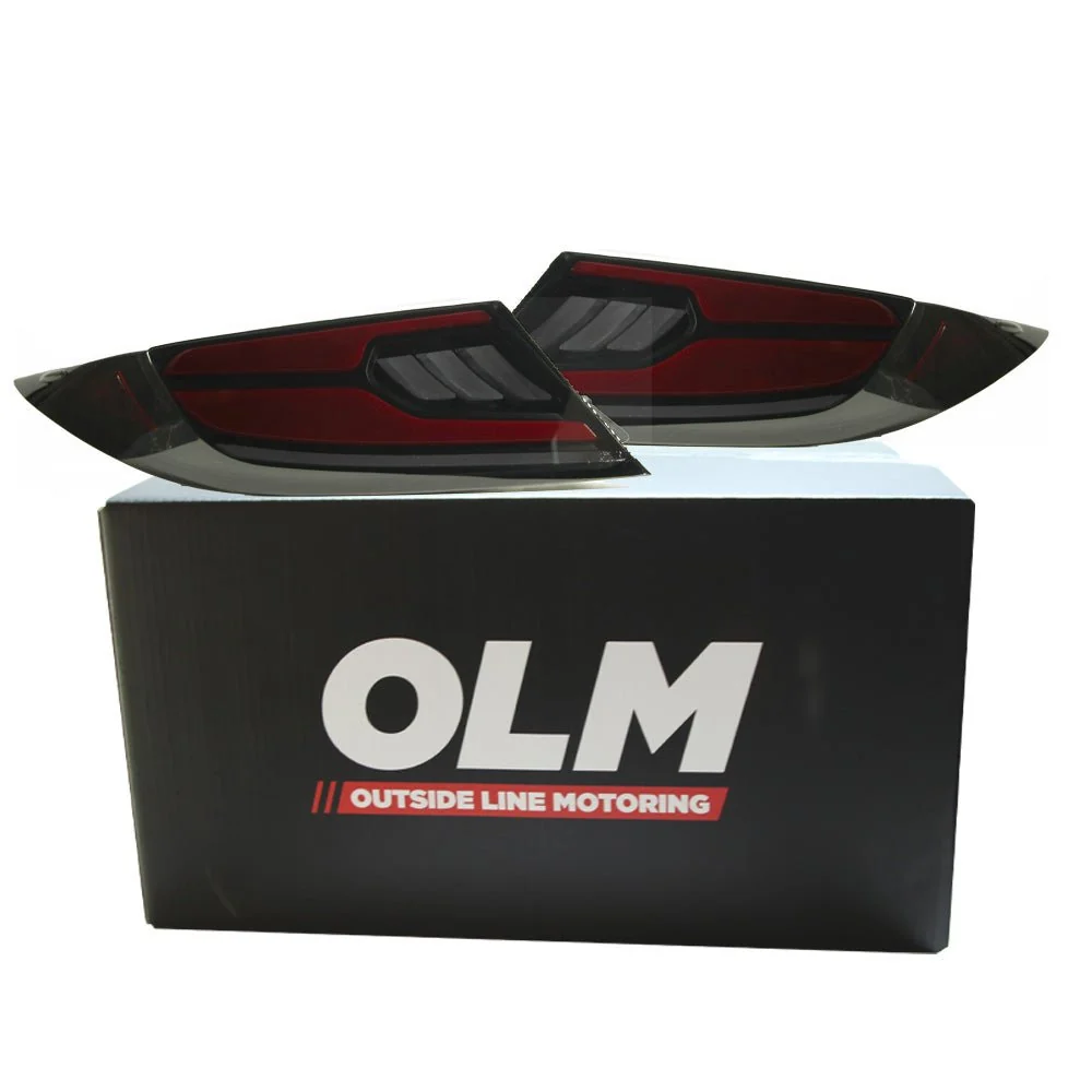 OLM Raiden LED Taillights Smoke Lens, Red Bar 2022-2026 BRZ / GR86 - Image 7