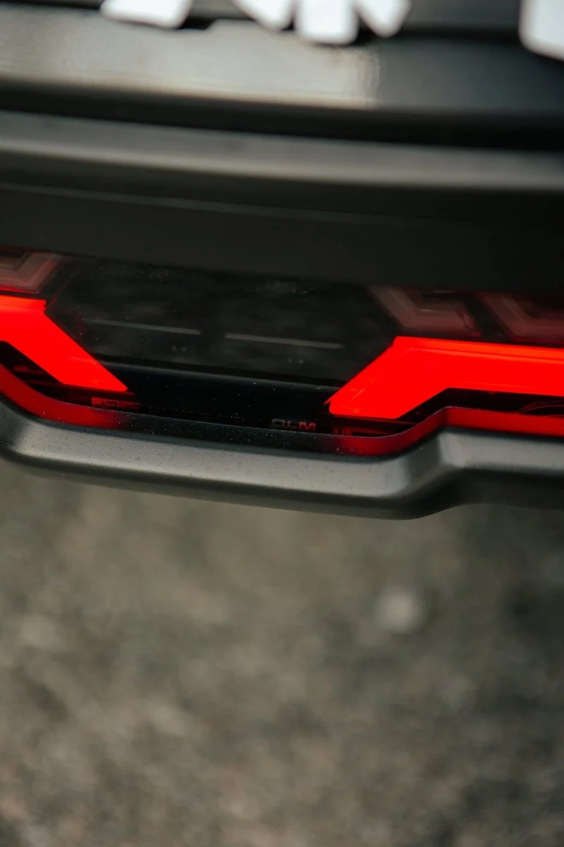 OLM V2 F1 Rear Brake Light Clear Lens, Black Base, White Bar 2022-2026 BRZ / GR86 - Image 3