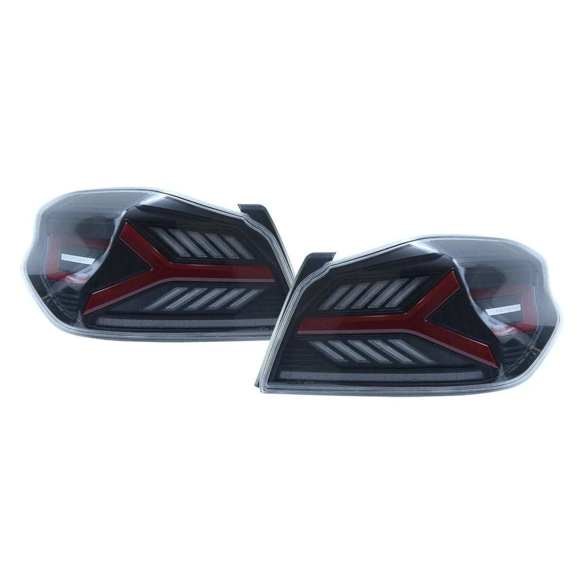 OLM Y-Spec LED Taillights Clear Lens, Red Optic 2015-2021 WRX / STI - Image 8