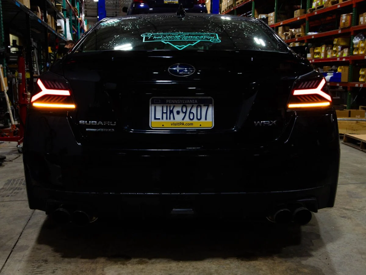 OLM Y-Spec LED Taillights Clear Lens, White Optic 2015-2021 WRX / STI - Image 11