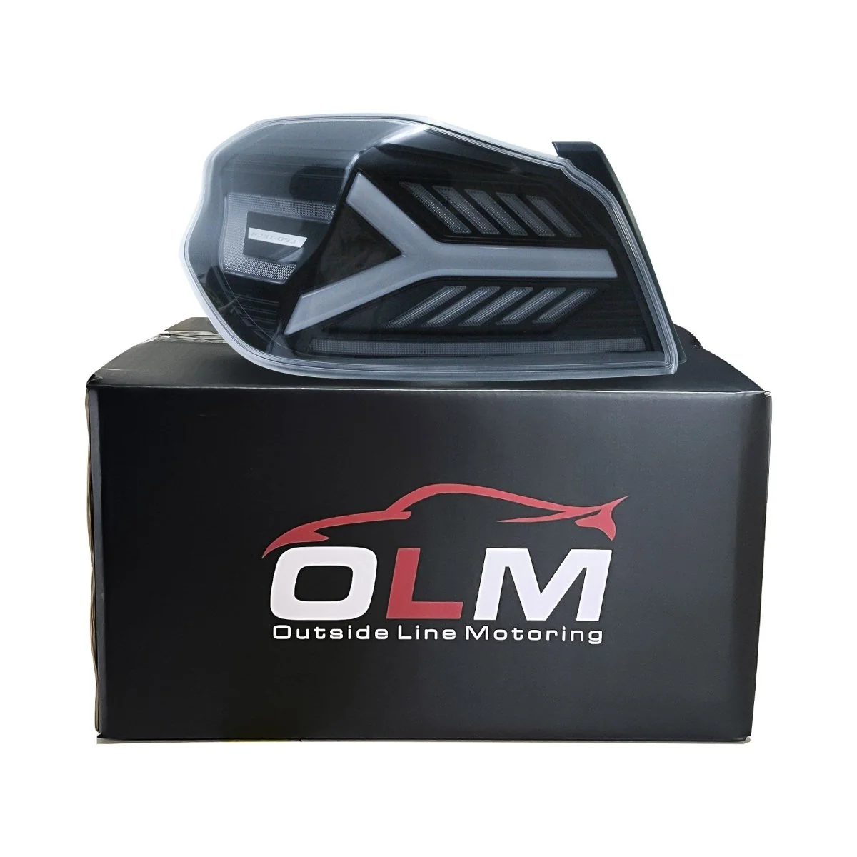 OLM Y-Spec LED Taillights Clear Lens, White Optic 2015-2021 WRX / STI - Image 4