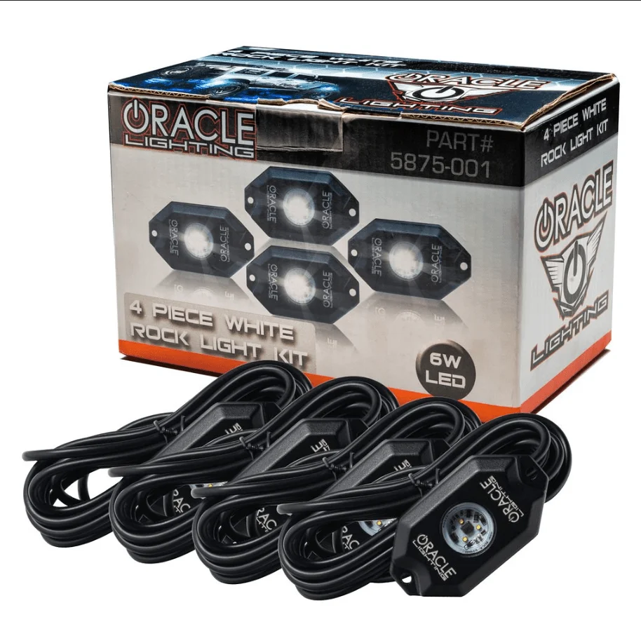 ORACLE Lighting Underbody Wheel Well Rock Light Kit 4 Piece White - Image 2
