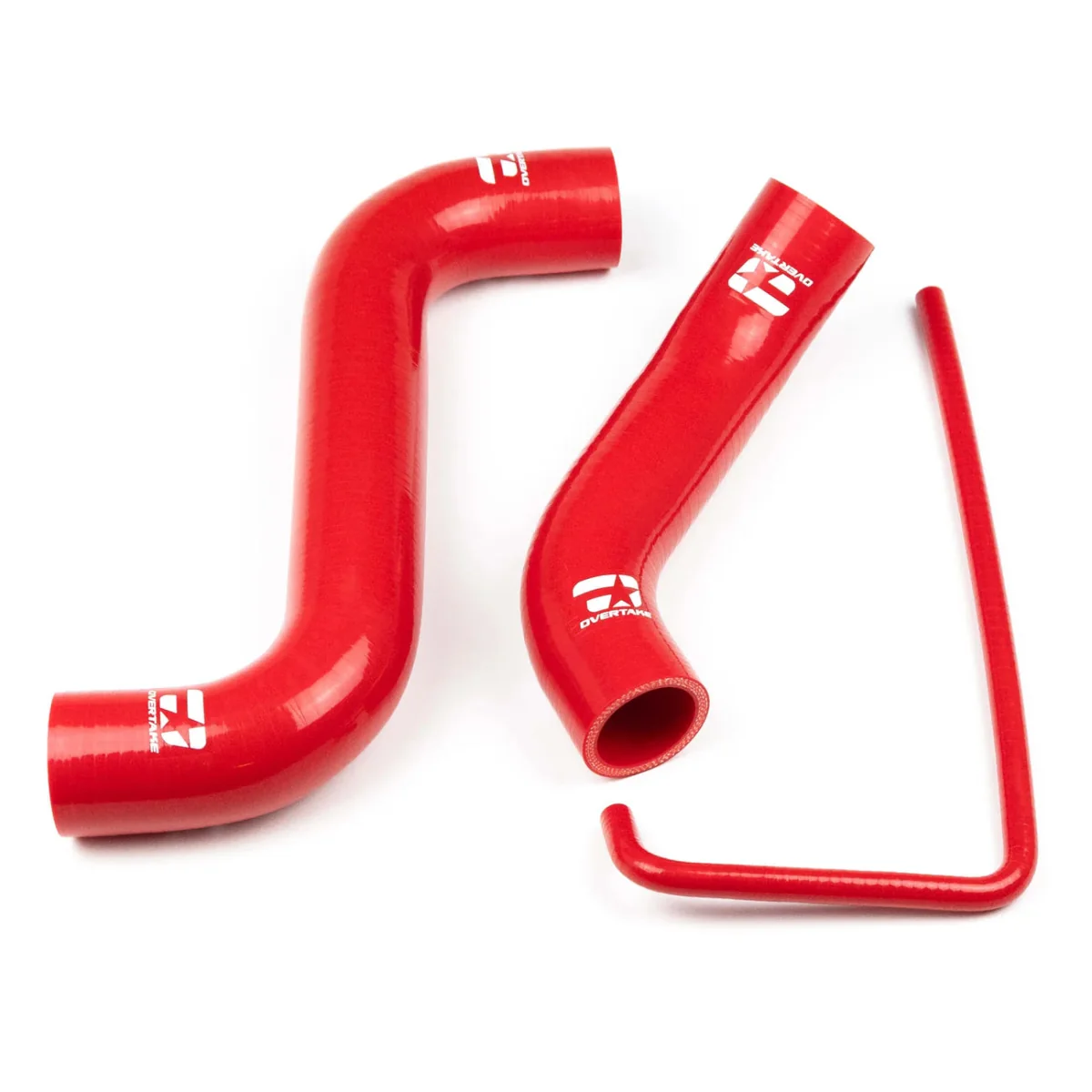 Overtake Radiator Hose Kit Red 2002-2007 WRX / 2004-2007 STI - Image 2