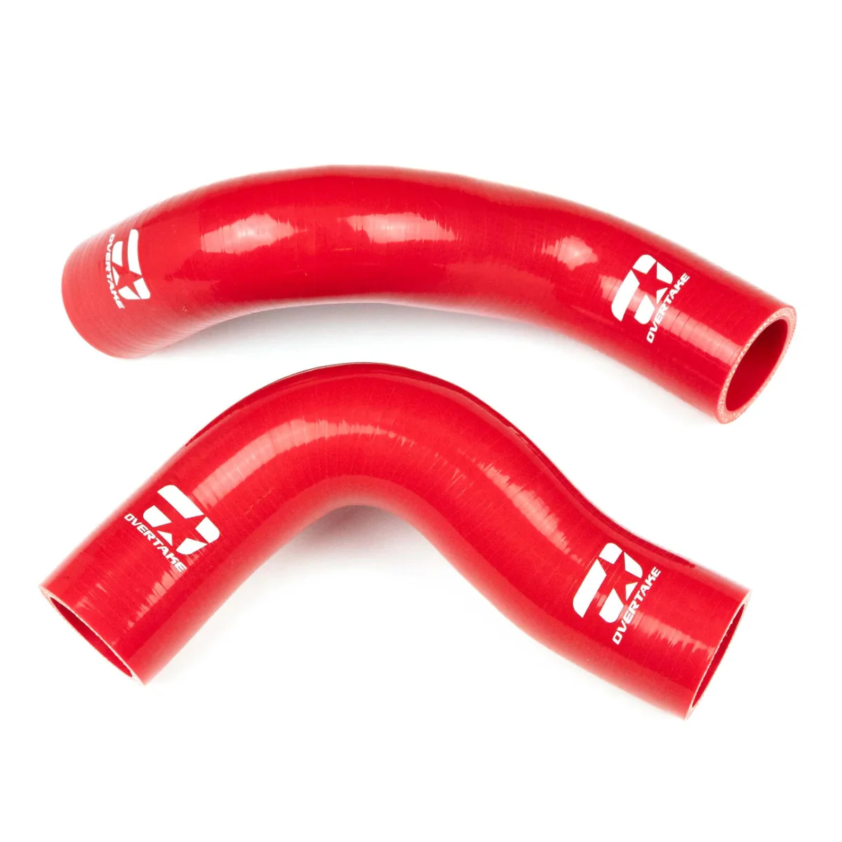 Overtake Radiator Hose Kit Red 2004-2008 Forester XT - Image 2