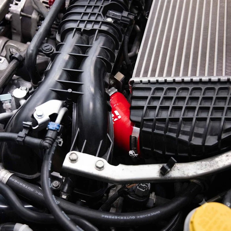 Overtake TMIC Throttle Body Coupler Red 08-21 WRX / 09-18 Forester XT / 05-12 Legacy GT / 05-09 Outback XT - Image 2