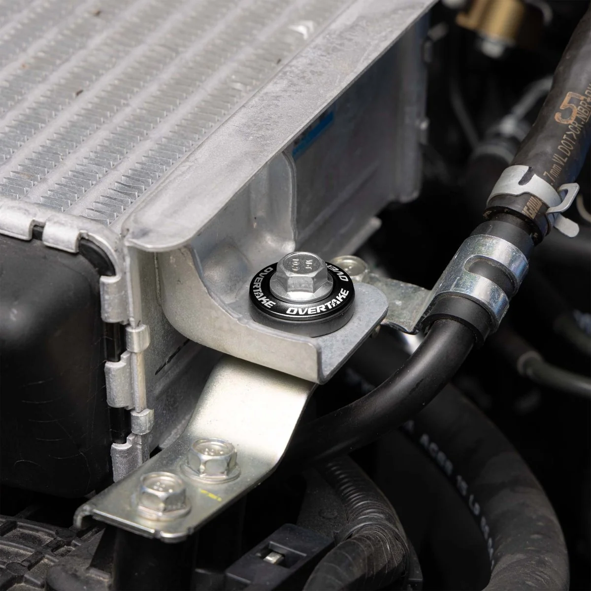 Overtake Top Mount Intercooler Isolator Bushing Black 2002-2026 WRX / 2004-2021 STI / 2005-2012 Legacy GT / 2004-2018 Forester XT / 2005-2009 Outback XT / 2020-2026 Outback / 2019-2025 Ascent - Image 4