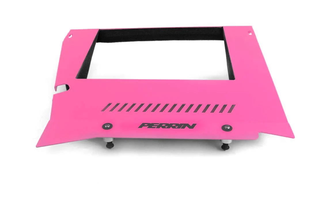 Perrin Engine Cover Kit Hyper Pink 2015-2021 WRX - Image 5