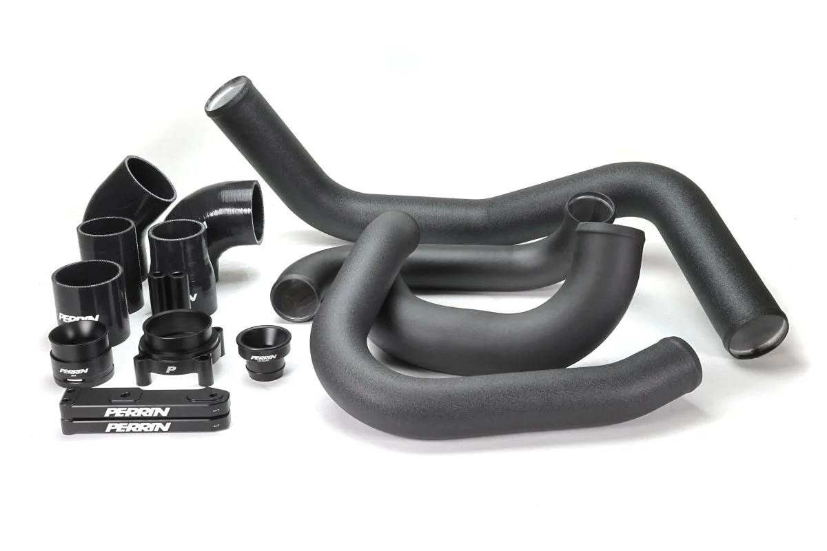Perrin Front Mount Intercooler Boost Tube Kit Black 2022-2026 WRX