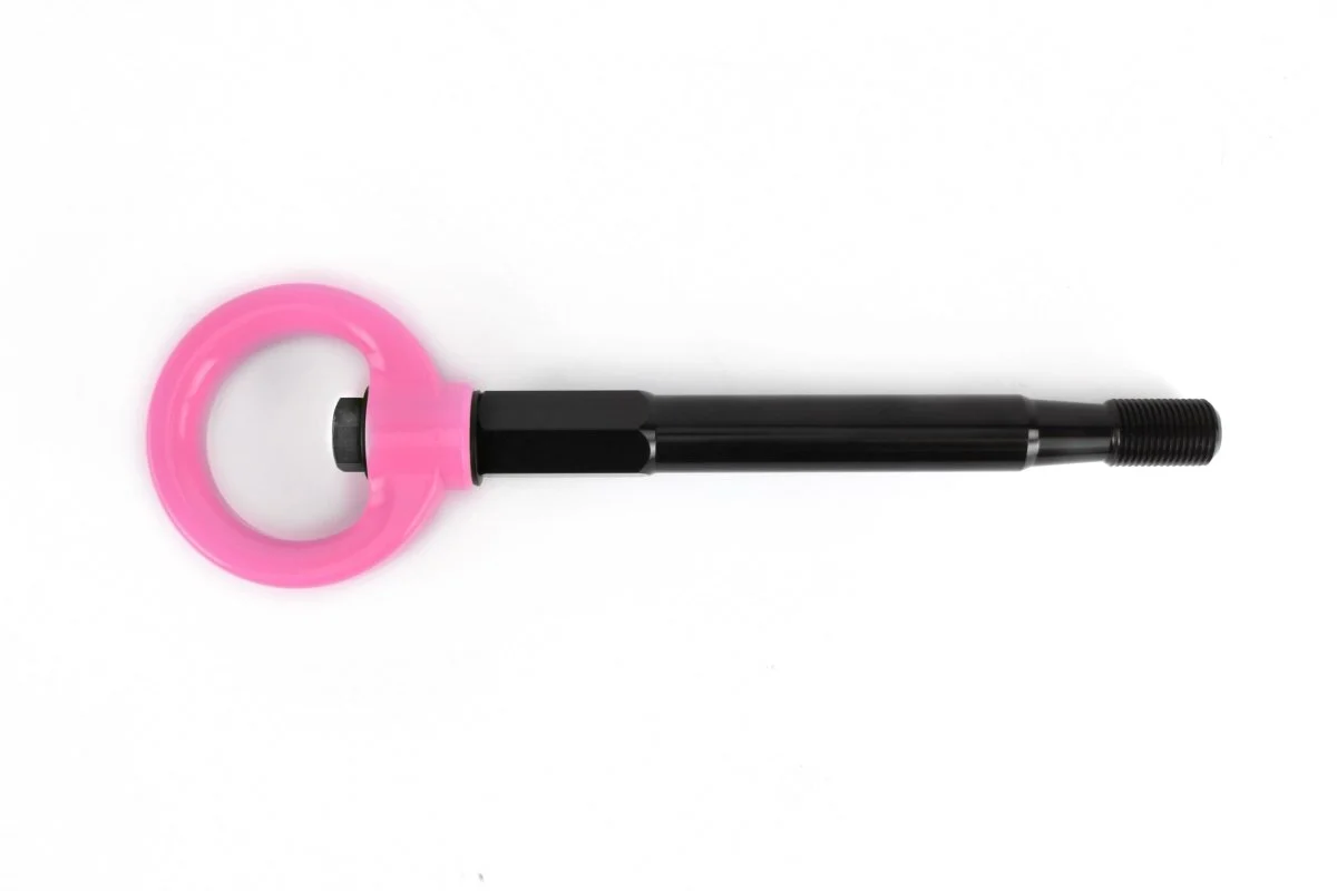 Perrin Front Tow Hook Hyper Pink 2022-2026 WRX / 2018-2023 Crosstrek / 2014-2025 Forester / 2017-2023 Impreza / 2020-2025 Outback - Image 3
