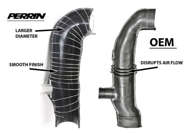 Perrin Turbo Inlet Hose 3 Inch Black 2002-2007 WRX / 2004-2021 STI / 2004-2008 FXT - Image 7