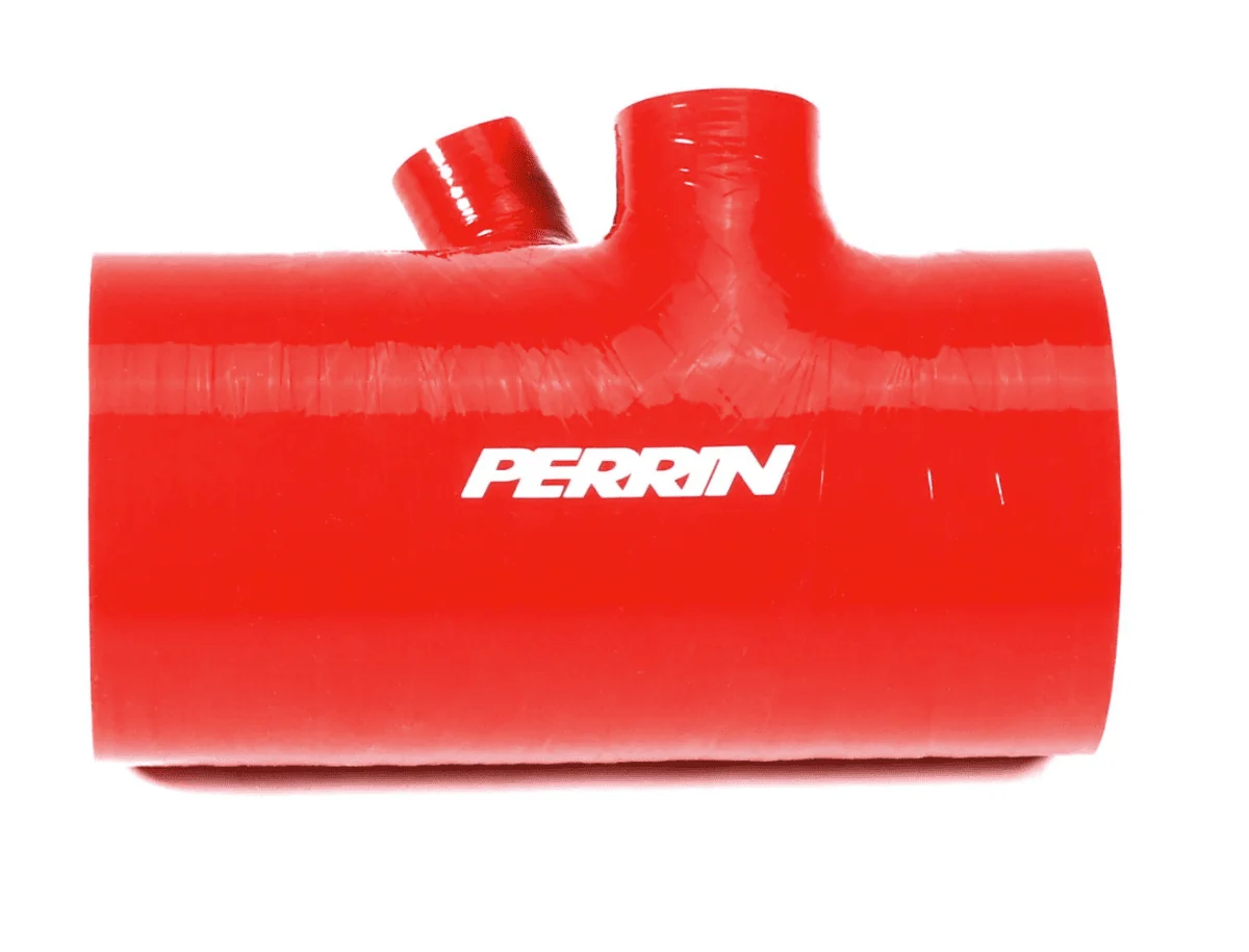 Perrin Short Turbo Inlet Hose 2022-2026 WRX Red - Image 2