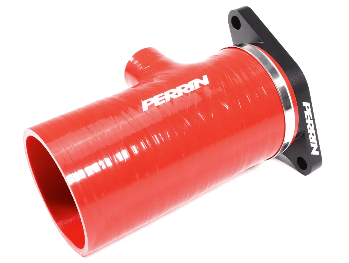 Perrin Short Turbo Inlet Hose 2022-2026 WRX Red - Image 4