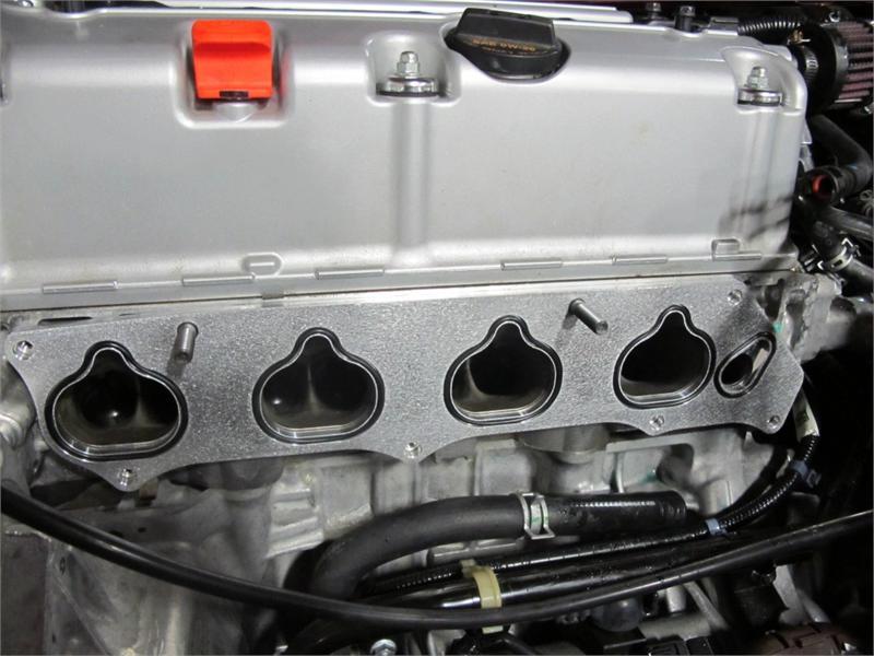 PRL Motorsports K24Z RBC / RRC Intake Manifold Adapter Flange & Stock Throttle Body Kit w/ Hardware 2012-2015 Honda Civic Si - Image 5