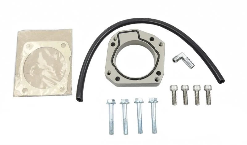 PRL Motorsports K24Z RBC / RRC Intake Manifold Adapter Flange & ZDX Throttle Body Kit w/ Hardware 2012-2015 Honda Civic Si - Image 2