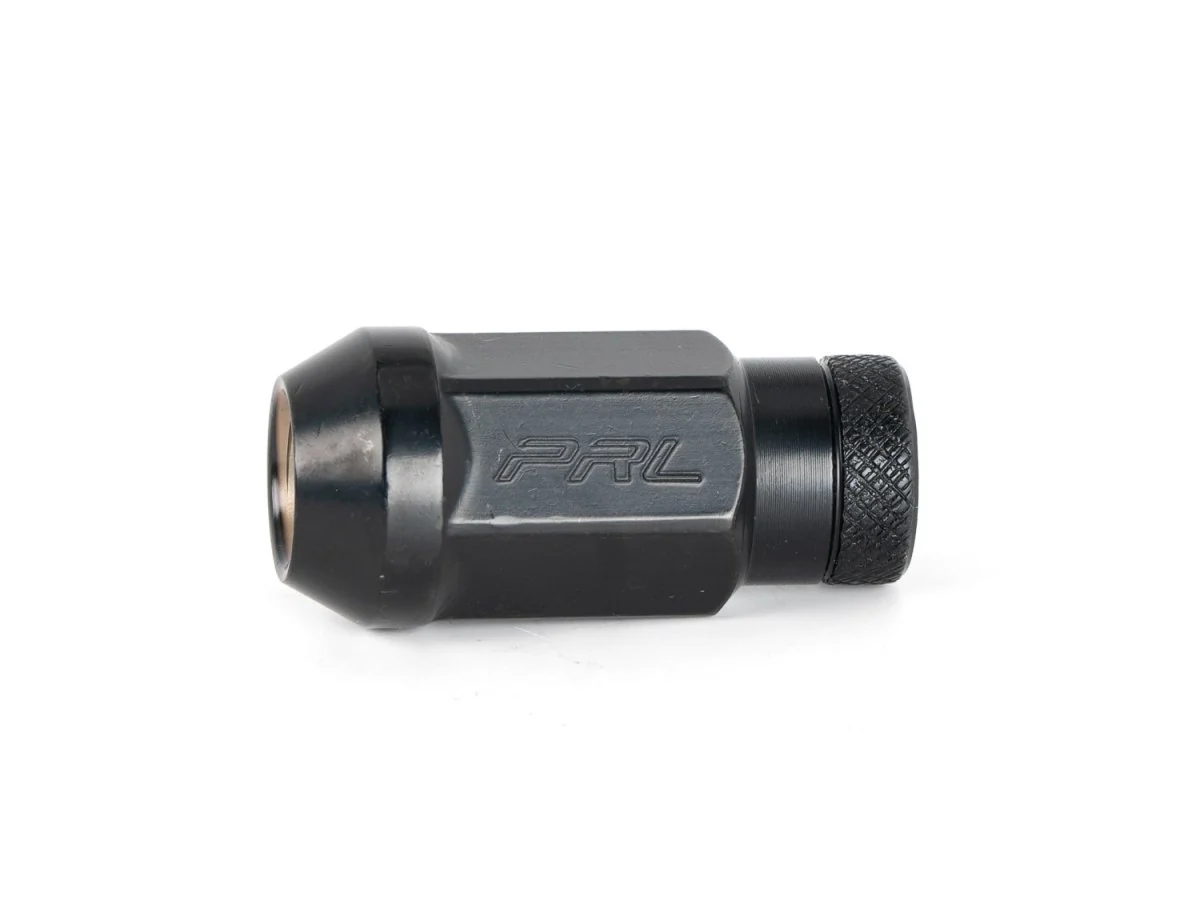 PRL Motorsports M12x1.5 Open Ended Lug Nuts Black - Image 2