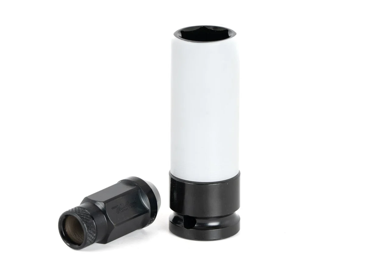 PRL Motorsports M12x1.5 Open Ended Lug Nuts Black - Image 4