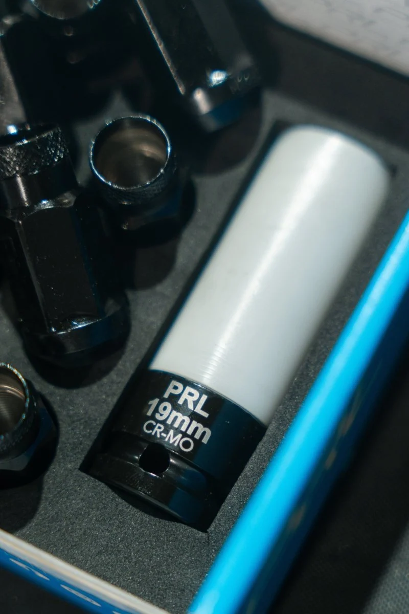 PRL Motorsports M12x1.5 Open Ended Lug Nuts Black - Image 9