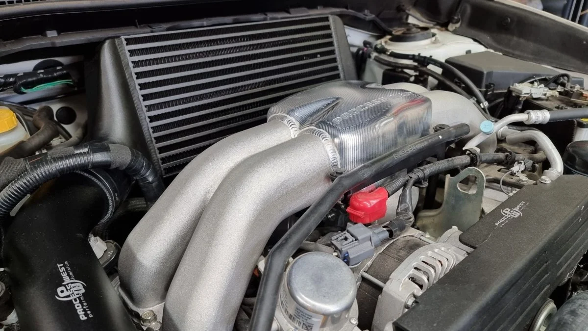 Process West DITTO Intake Manifold Silver 2015-2021 WRX - Image 3