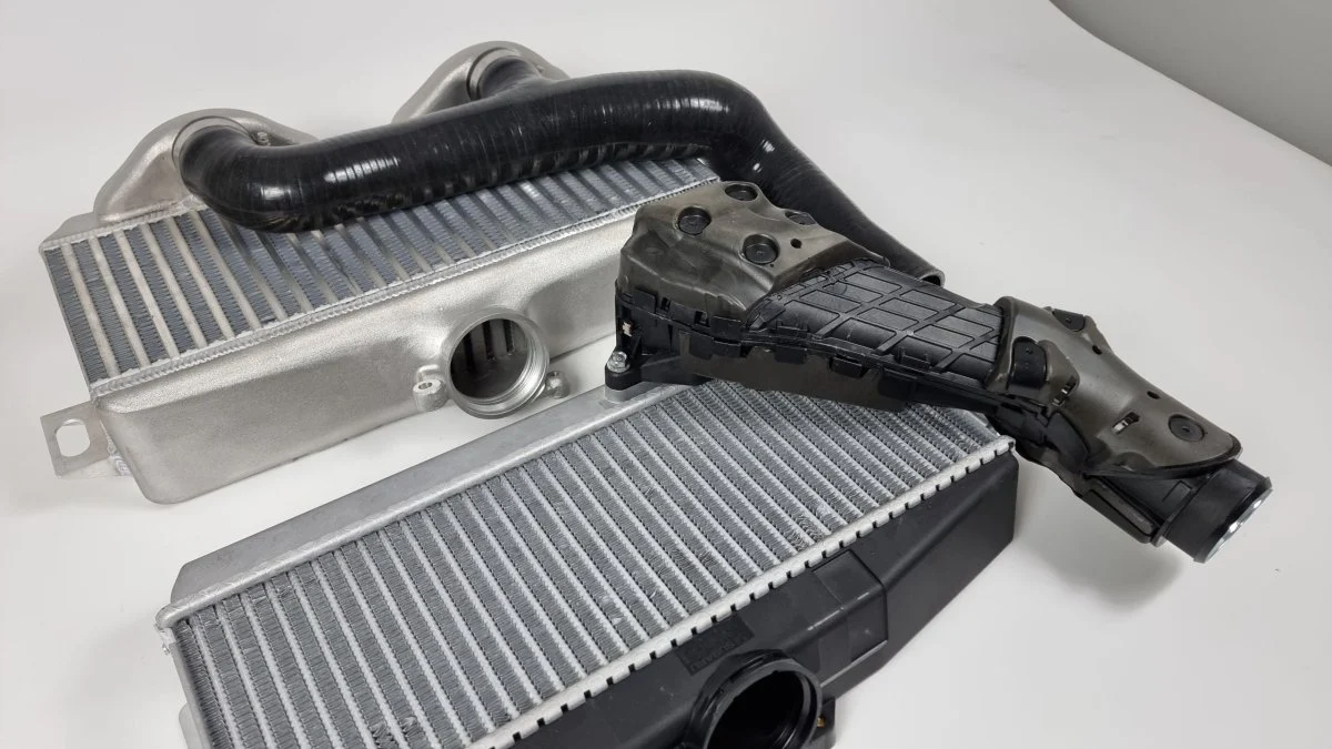 Process West Top Mount Intercooler Black 2022-2026 WRX - Image 6