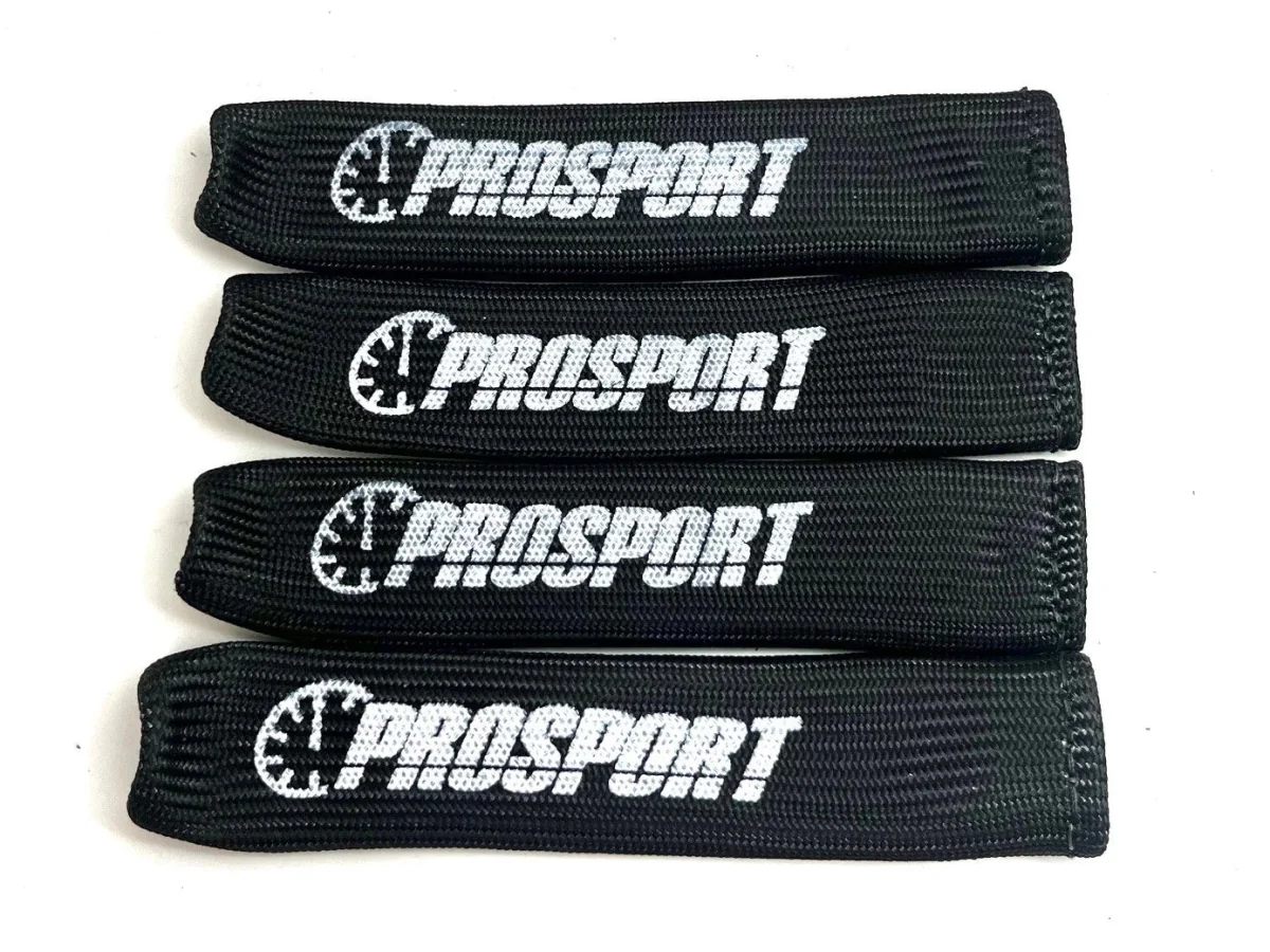 Prosport Spark Plug Wire Boots 4 Piece Black w/ Logo