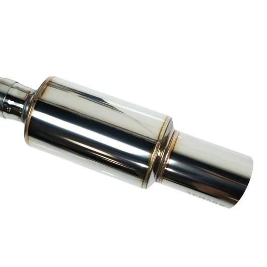 Remark R1-Spec Single-Exit Cat Back Exhaust w/ Stainless Tip 2015-2021 WRX / 2015-2021 STI - Image 2