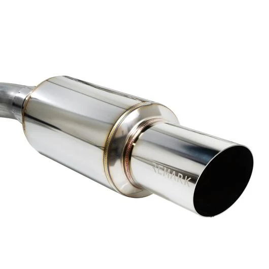 Remark R1-Spec Single-Exit Cat Back Exhaust w/ Stainless Tip 2015-2021 WRX / 2015-2021 STI - Image 3