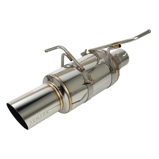 Remark R1-Spec Single-Exit Cat Back Exhaust w/ Stainless Tip 2015-2021 WRX / 2015-2021 STI - Image 5