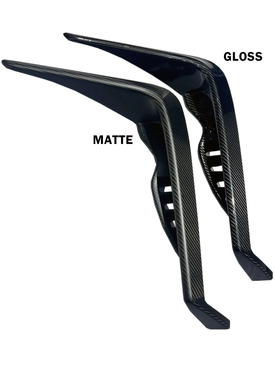 Rexpeed Dry Carbon Matte Front Side Duct Cover 2022-2024 GR86 - Image 2