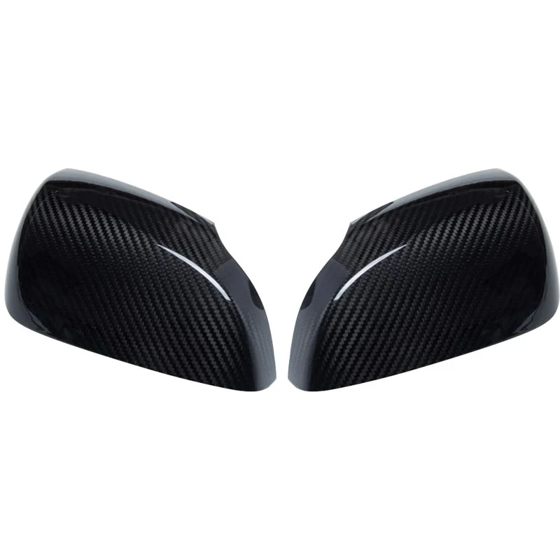 Rexpeed Gloss Carbon Upper Mirror Covers w/ Turn Signal Cut Out 2015-2021 WRX / 2015-2021 STI