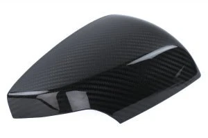 Rexpeed Gloss Carbon Upper Mirror Covers w/ Turn Signal Cut Out 2015-2021 WRX / 2015-2021 STI - Image 2