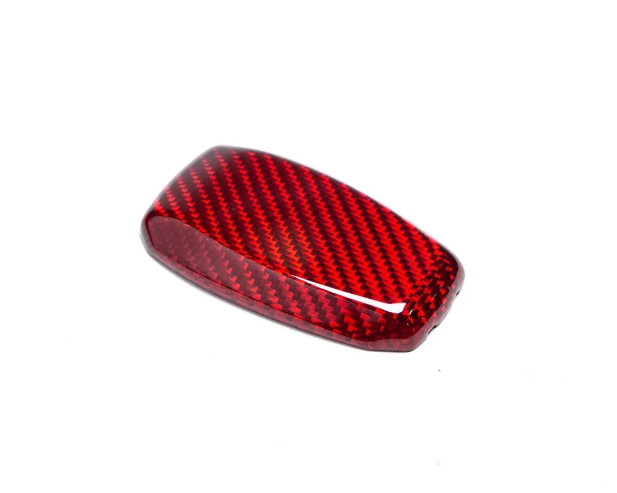 Rexpeed Gloss Carbon Fiber Key Fob Cover Red 2022-2026 BRZ / 2022-2026 GR86 - Image 4