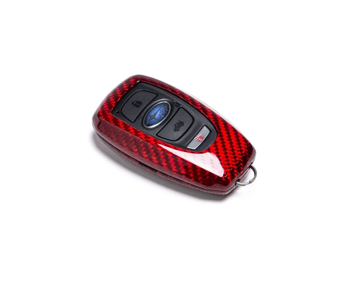 Rexpeed Gloss Carbon Fiber Key Fob Cover Red 2022-2026 BRZ / 2022-2026 GR86 - Image 5