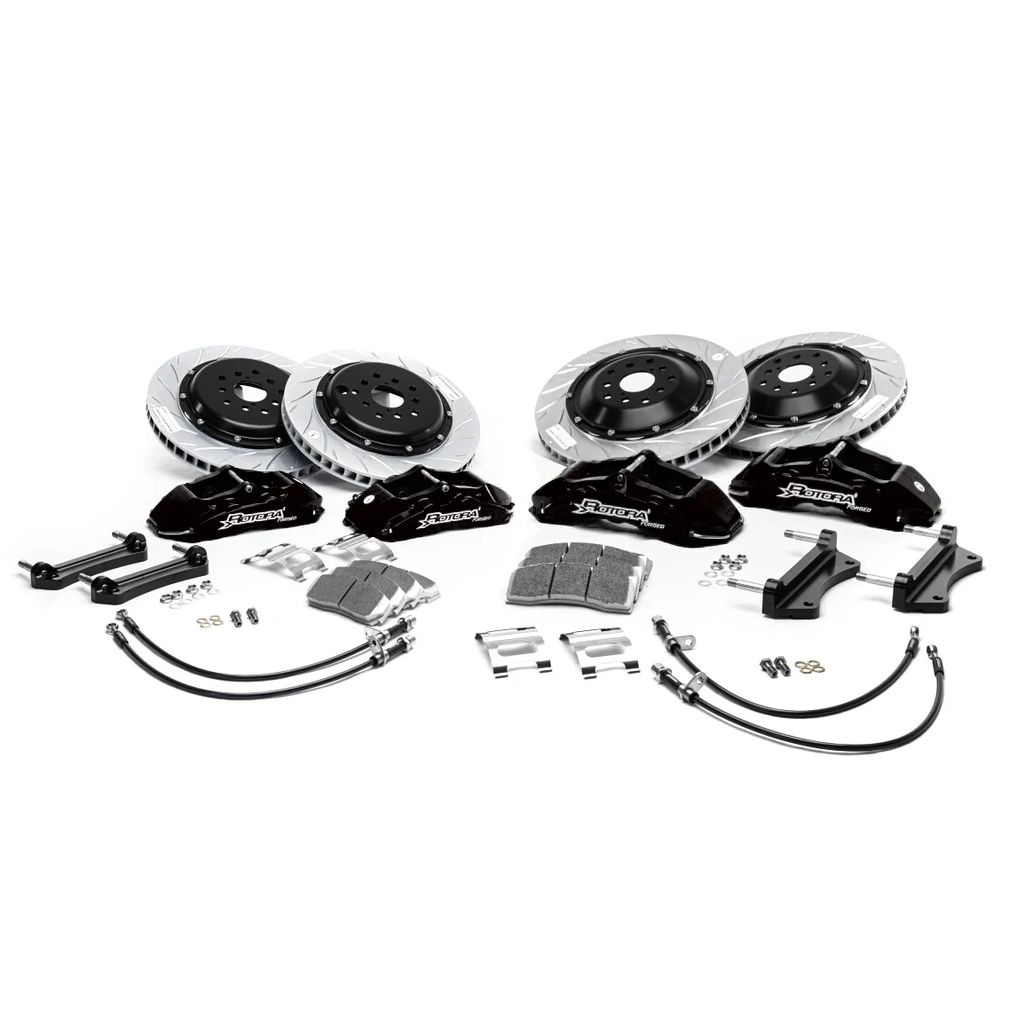 Rotora Big Brake Kit 6/4 Piston Calipers w/ Slotted Rotors 2008-2021 STI - Image 9