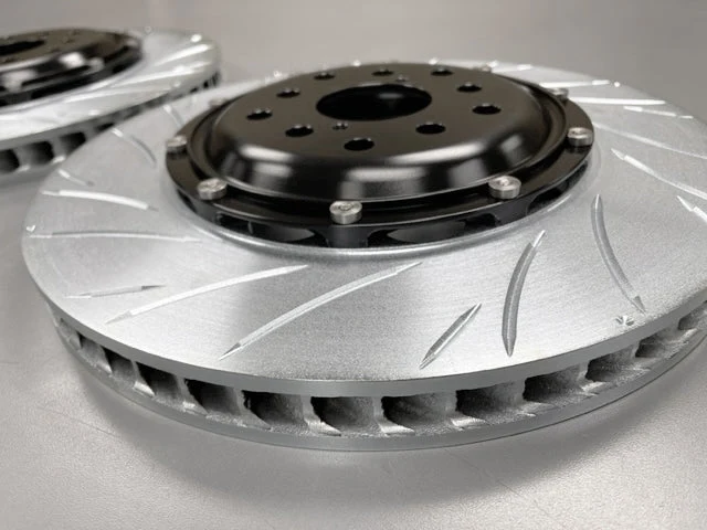 Rotora Street Challenge Slotted 2pc. Front Rotor Pair 2018-2021 STI / 2024-2025 WRX TR w/ Brembo - Image 3