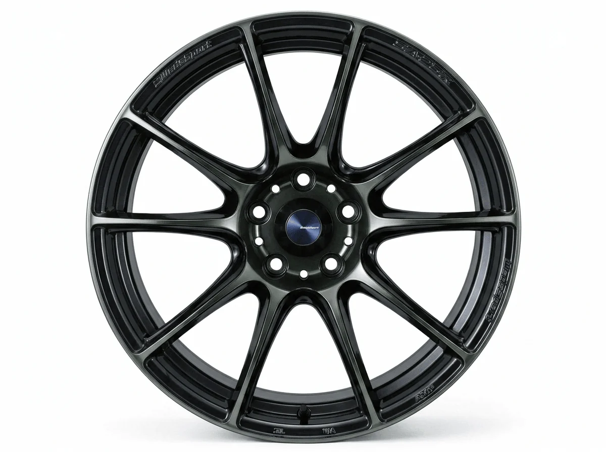 WedsSport SA-25R Weds Black Clear (WBC) 18x9.5 5x100 +45mm Offset
