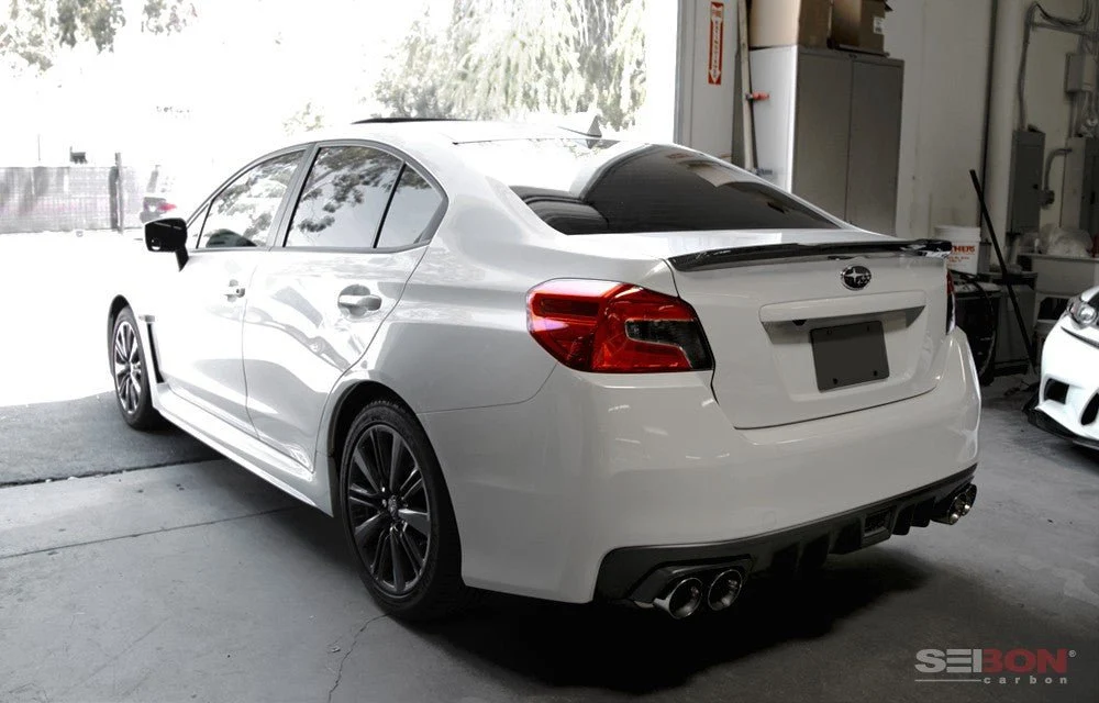 Seibon OEM-Style Carbon Fiber Rear Spoiler 2015-2021 WRX / 2015-2021 STI - Image 2