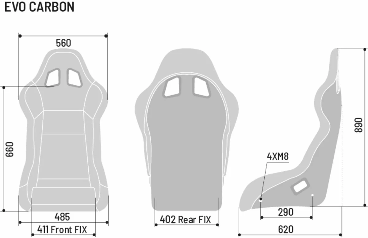 Sparco Evo QRT Performance Fixed Back Racing Seat Black - Image 5
