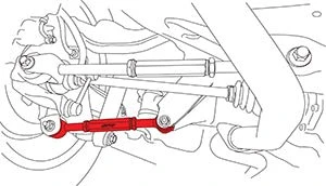 SPC Performance Adjustable Camber Lateral Link Rear 00-09 Legacy / 2000-20009 Outback / 03-06 Baja - Image 2
