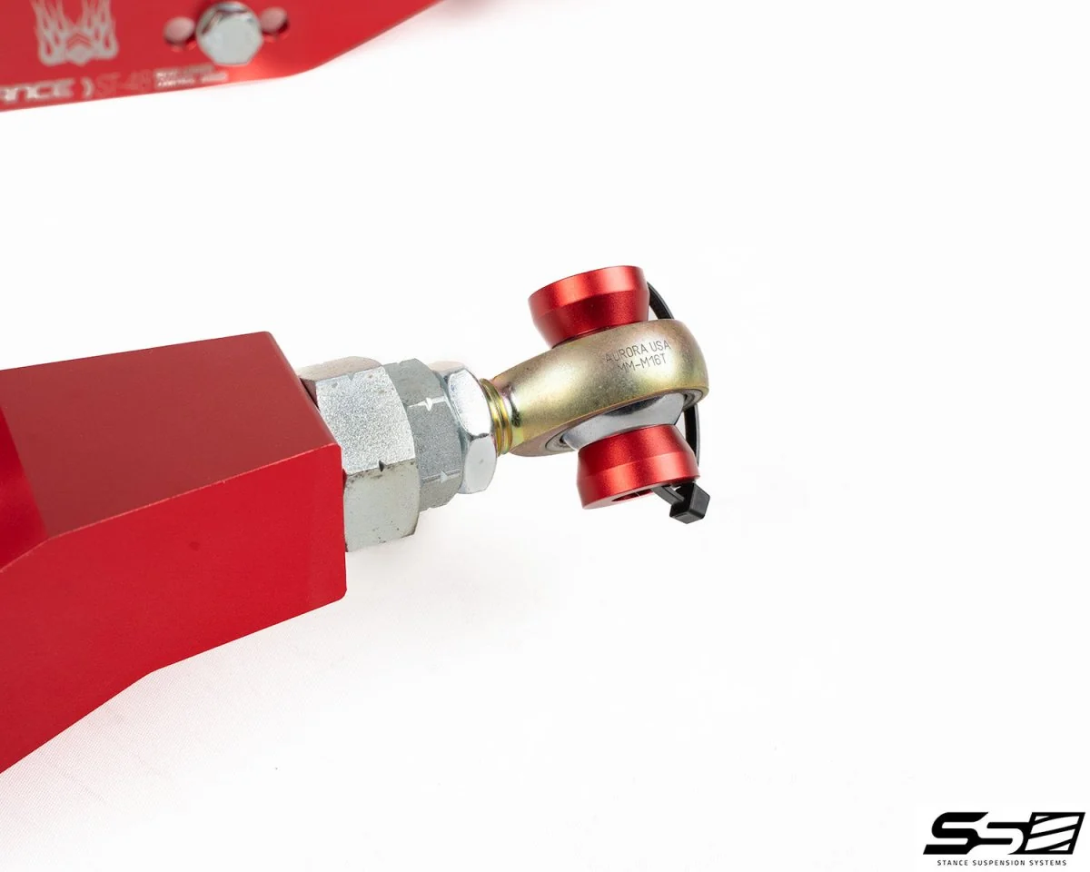 STANCE Suspension Rear Lower Control Arms V2.0 60mm Drop Red 2015-2026 WRX / 2015-2021 STI / 2013-2026 BRZ/ 2022-2026 GR86 / 2013-2016 FR-S/ 2017-2020 GT86 - Image 5