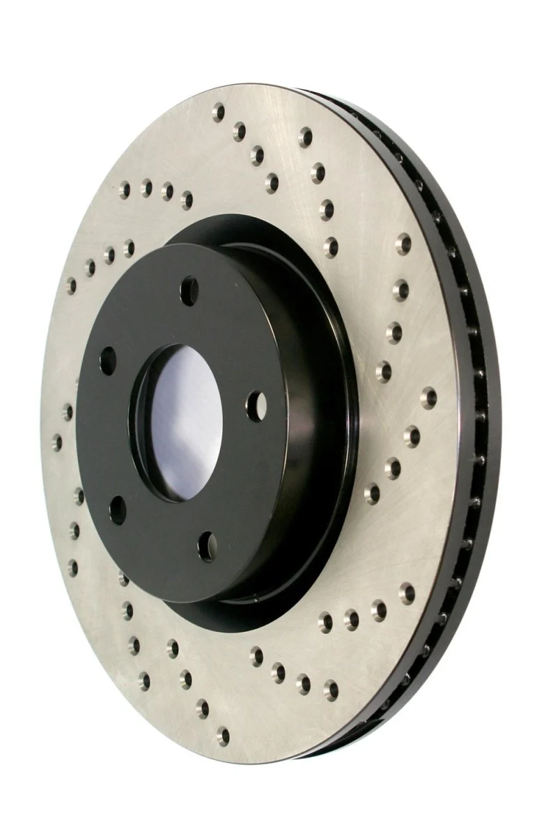 StopTech SportStop Drilled Front Left Rotor 2002-2008 WRX / 2003-2008 Forester