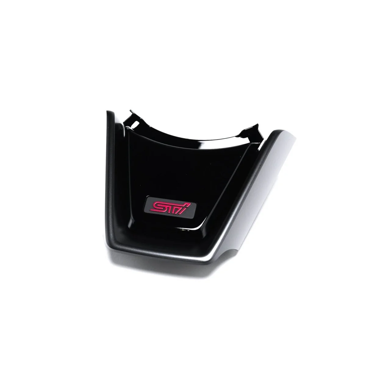 Subaru JDM Gloss Black Steering Wheel Lower Trim Cover w/ STI Logo 2022-2026 WRX - Image 2