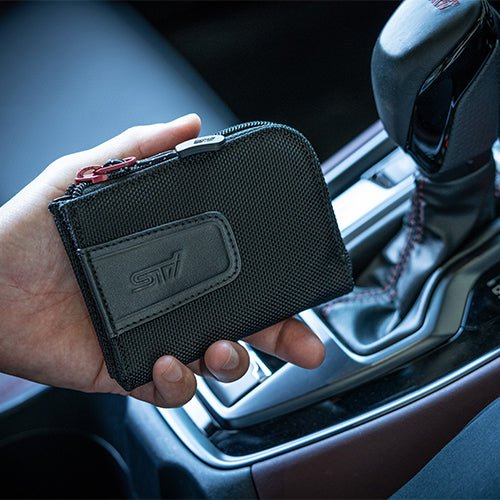 Subaru JDM STI Compact Wallet Black - Image 4