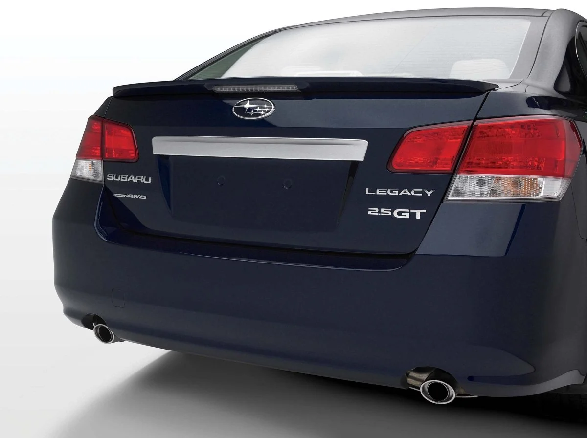 Subaru OEM Chrome Trunk Trim w/Out Back up Camera 2011-2014 Legacy Sedan