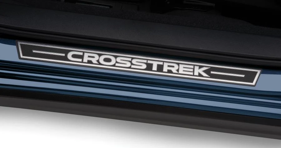 Subaru OEM Crosstrek Logo Door Sill Plates 2018-2023 Crosstrek