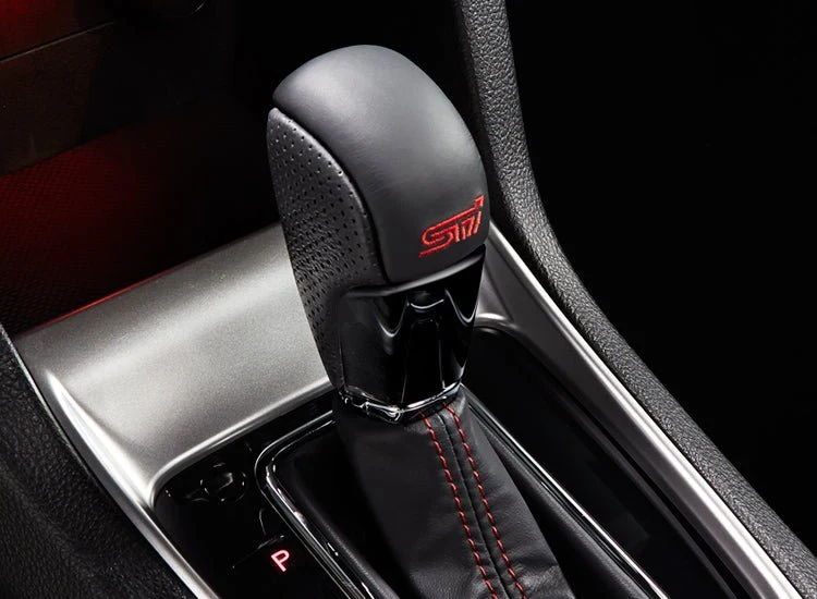 Subaru OEM STI Leather Shift Knob 2015-2017 WRX CVT - Image 2