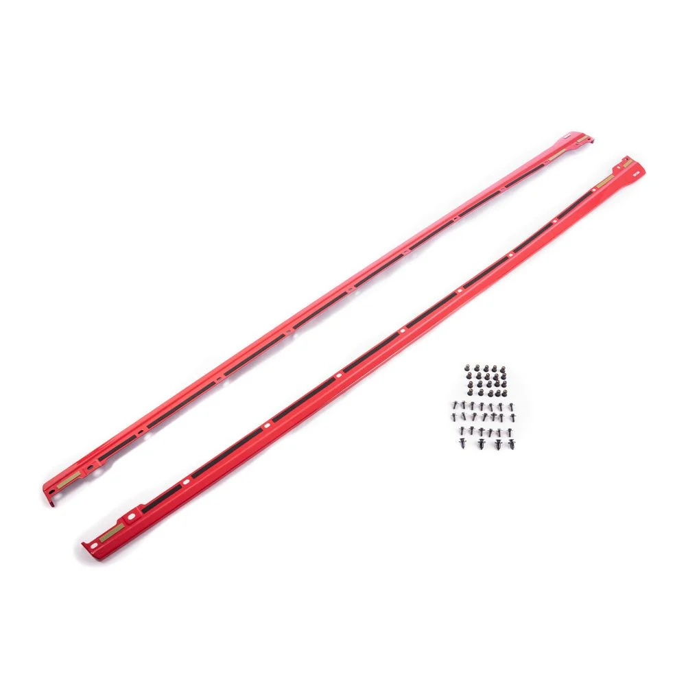 Subaru OEM STI Side Under Spoiler Kit Red 2022-2026 WRX