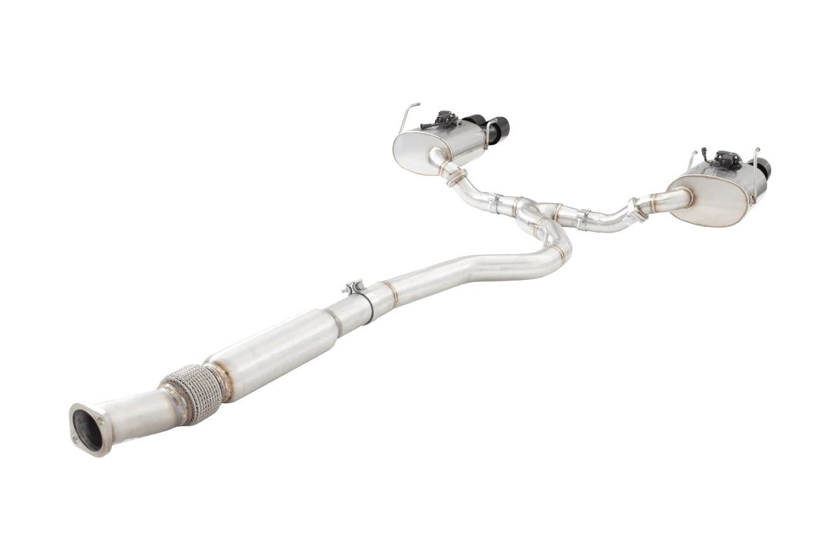 XForce Varex Valved Cat Back Exhaust Black Tips 2011-2021 WRX Sedan / STI Sedan - Image 5