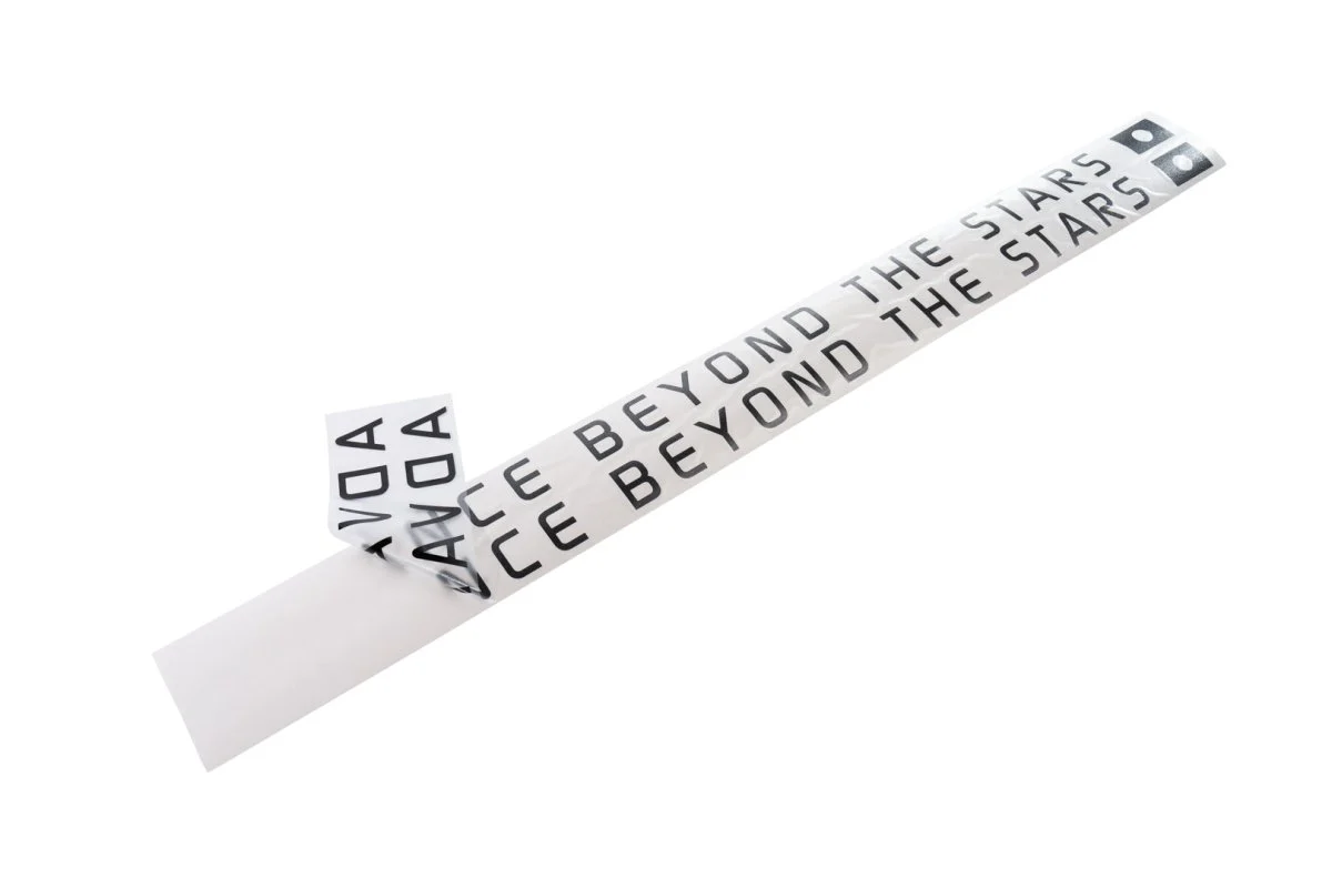 Subimods Official "Advance Beyond The Stars" Transfer Style Sticker Pair Black - Image 3
